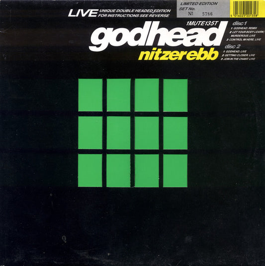Nitzer Ebb : Godhead (12", Single, Ltd, Num, 1/2)