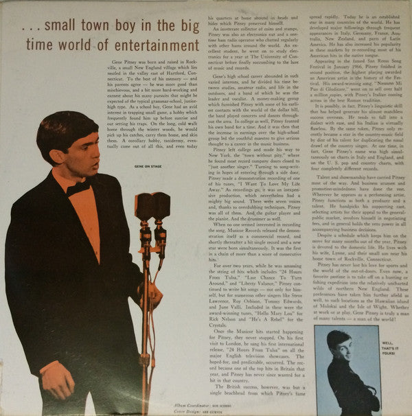 Gene Pitney : This Is Gene Pitney (2xLP, Comp, Club)