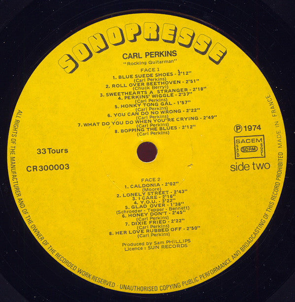 Carl Perkins : Rocking Guitarman (LP, Comp)