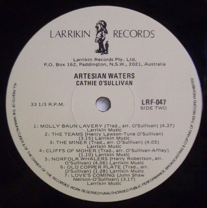 Cathie O'Sullivan : Artesian Waters (LP)