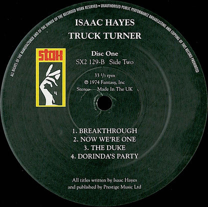 Isaac Hayes : Truck Turner (Original Soundtrack) (2xLP, RE)