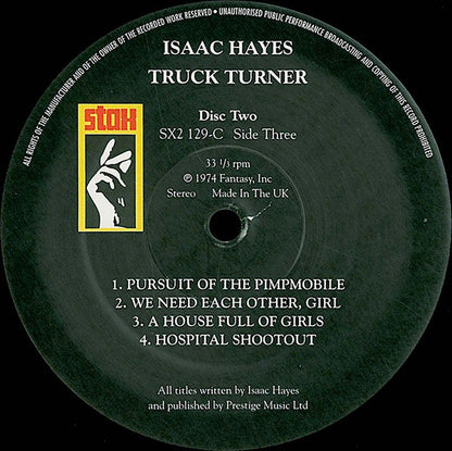 Isaac Hayes : Truck Turner (Original Soundtrack) (2xLP, RE)