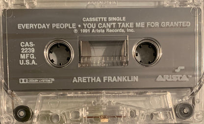 Aretha Franklin : Everyday People (Cass, Single)