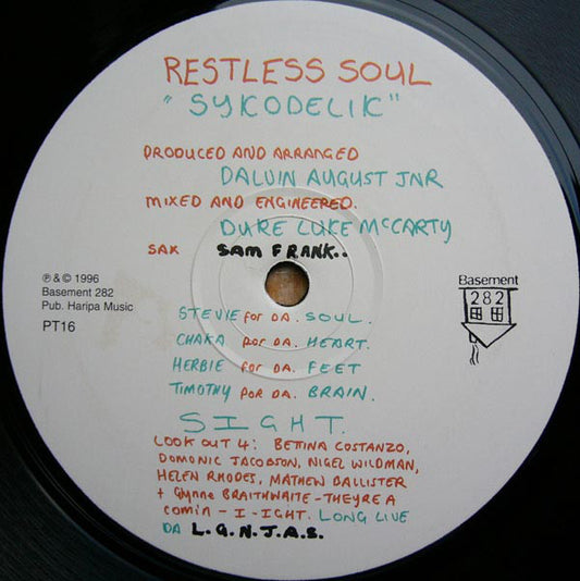 Restless Soul : Sykodelik (12")