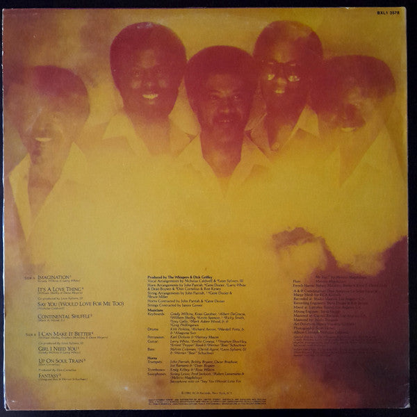 The Whispers : Imagination (LP, Album)