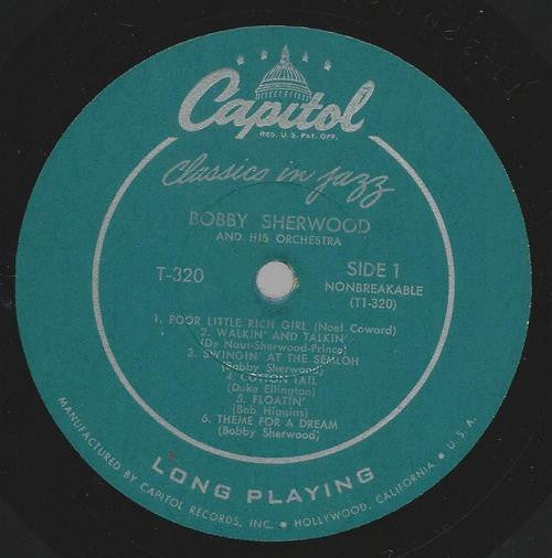 Bobby Sherwood And His Orchestra : Classics In Jazz (LP, Mono)