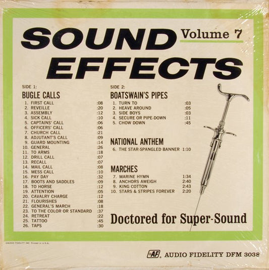 Unknown Artist : Sound Effects, Volume 7 (LP, Mono)