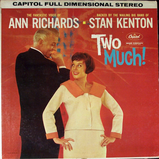 Ann Richards And Stan Kenton : Two Much! (LP, Album)