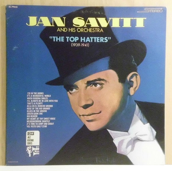 Jan Savitt And His Orchestra : The Top Hatters (1939-1941) (LP, Comp, Promo)