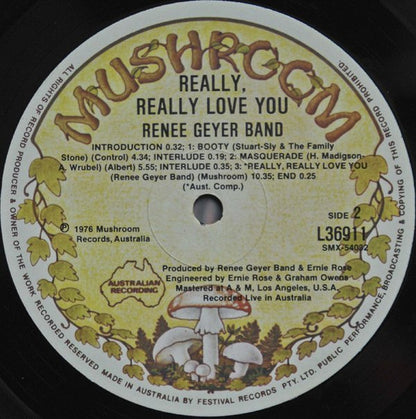 Renee Geyer Band : Really Really Love You (LP, Album, RE, Gat)