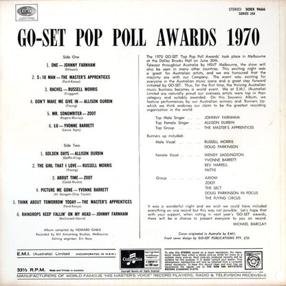 Various : Go-Set Pop Poll Awards 1970 (LP, Comp)