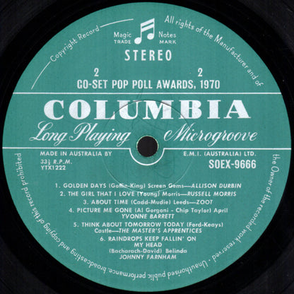 Various : Go-Set Pop Poll Awards 1970 (LP, Comp)