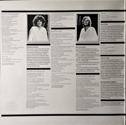 Andrew Lloyd Webber : Ovation - The Best Of Andrew Lloyd Webber (LP, Comp, Gat)