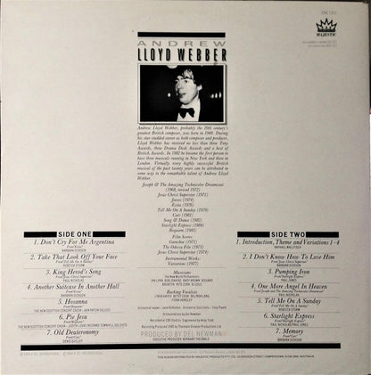 Andrew Lloyd Webber : Ovation - The Best Of Andrew Lloyd Webber (LP, Comp, Gat)