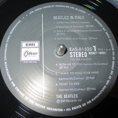The Beatles : The Beatles In Italy (LP, Comp, RE)