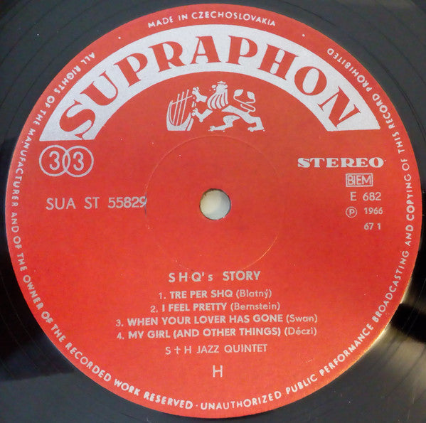 SHQ : SHQ's Story (LP, Comp, RP)