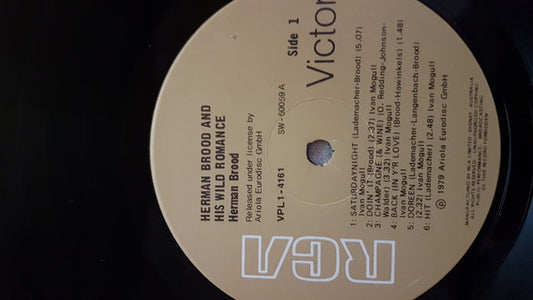 Herman Brood & His Wild Romance : Herman Brood & His Wild Romance (LP, Album)