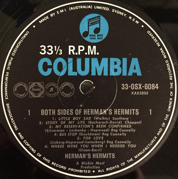 Herman's Hermits : Both Sides Of Herman's Hermits (LP, Album, Mono)
