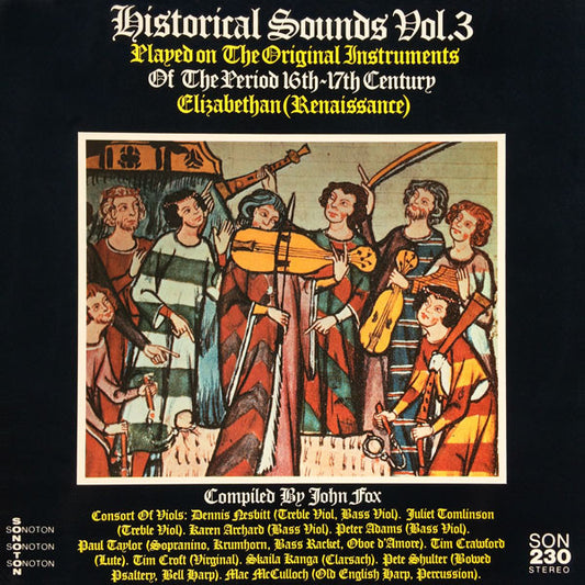 John Fox (2) : Historical Sounds Vol. 3 (LP)