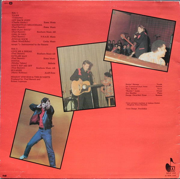 Shakin' Stevens And The Sunsets : Shakin' Stevens & The Sunsets (LP, Comp)