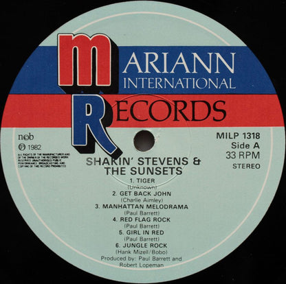 Shakin' Stevens And The Sunsets : Shakin' Stevens & The Sunsets (LP, Comp)