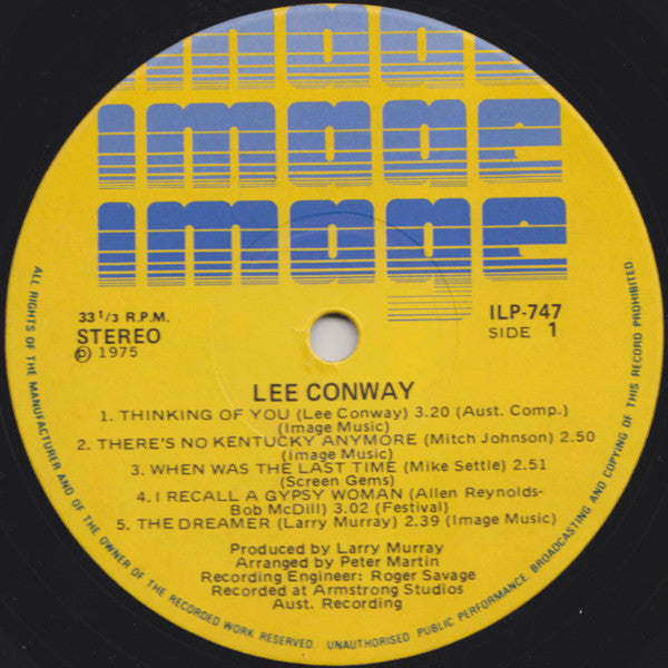 Lee Conway : Lee Conway (LP, Album)