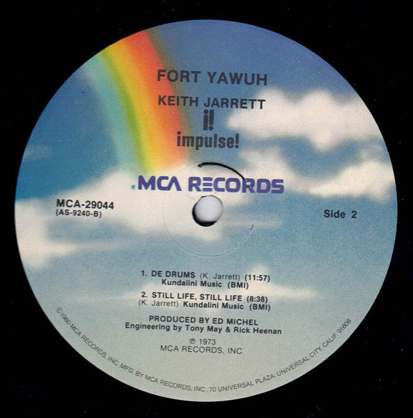 Keith Jarrett : Fort Yawuh (LP, Album, RE)