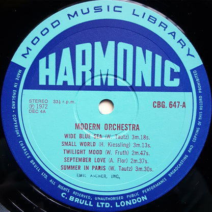 Orchester Addy Flor, Das Berliner Studio-Orchester : Modern Orchestra (LP)