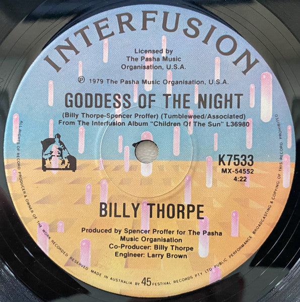 Billy Thorpe : Wrapped In The Chains Of Your Love (7", Single)