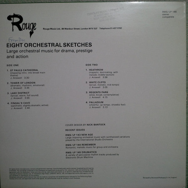 Unknown Artist : Eight Orchestral Sketches (LP)
