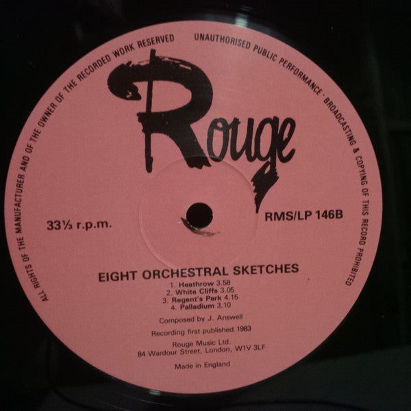Unknown Artist : Eight Orchestral Sketches (LP)