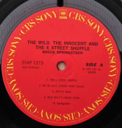 Bruce Springsteen : The Wild, The Innocent & The E Street Shuffle (LP, Album, RE)