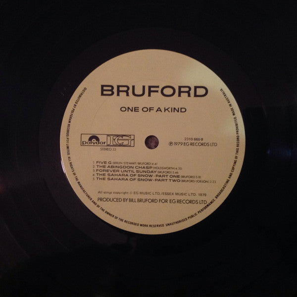 Bruford : One Of A Kind (LP, Album)