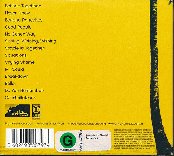 Jack Johnson : In Between Dreams (CD, Album + DVD + Ltd)