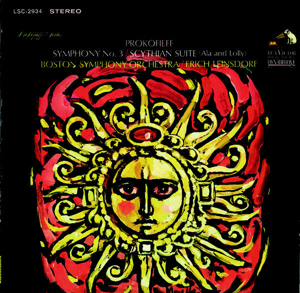 Sergei Prokofiev - Boston Symphony Orchestra / Erich Leinsdorf : Symphony No. 3 / Scythian Suite (Ala And Lolly) (LP, Album)