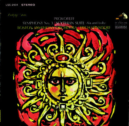 Sergei Prokofiev - Boston Symphony Orchestra / Erich Leinsdorf : Symphony No. 3 / Scythian Suite (Ala And Lolly) (LP, Album)