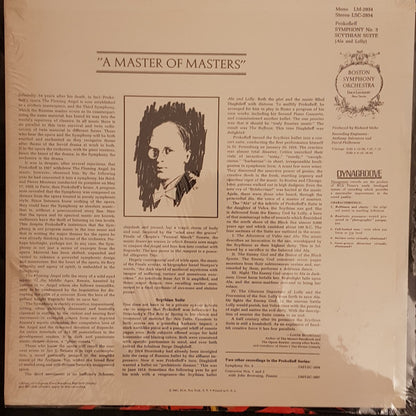 Sergei Prokofiev - Boston Symphony Orchestra / Erich Leinsdorf : Symphony No. 3 / Scythian Suite (Ala And Lolly) (LP, Album)