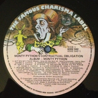 Monty Python : Monty Python's Contractual Obligation Album (LP, Album)