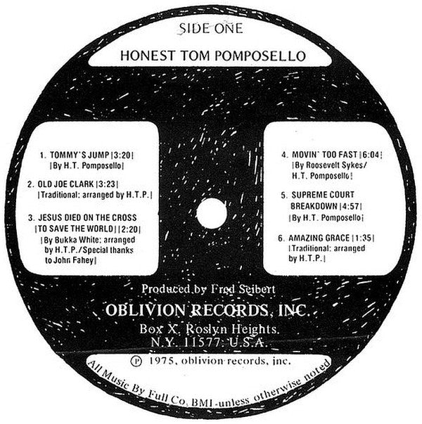 Tom Pomposello : Honest (LP)