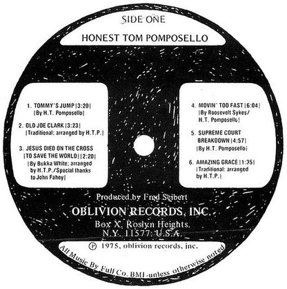 Tom Pomposello : Honest (LP)