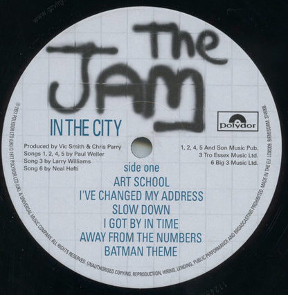 The Jam : In The City (LP, Album, RE, 180)