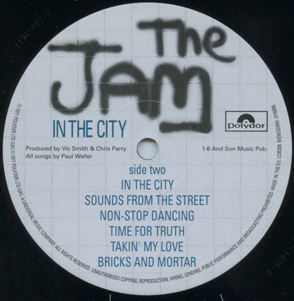 The Jam : In The City (LP, Album, RE, 180)