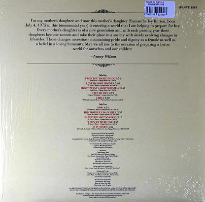 Nancy Wilson : This Mother's Daughter (LP, Album, 180)