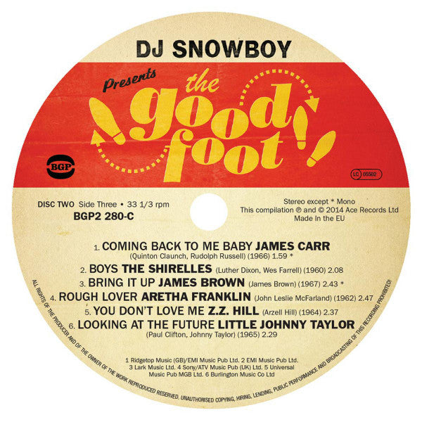 Snowboy : The Good Foot (2xLP, Comp)