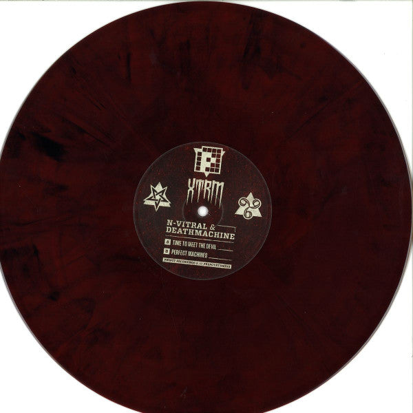 N-Vitral & Deathmachine : Time To Meet The Devil / Perfect Machines (12", Blo)