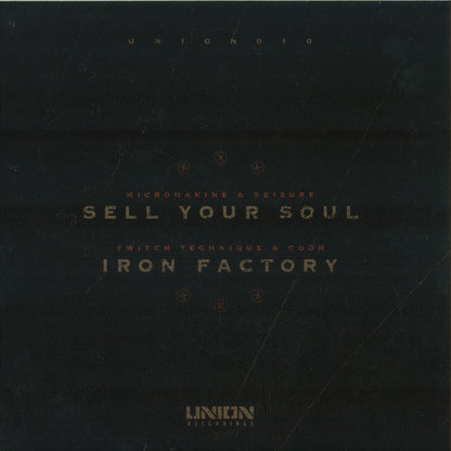 Micromakine & Sei2ure / Switch Technique & Cooh : Sell Your Soul / Iron Factory (12")