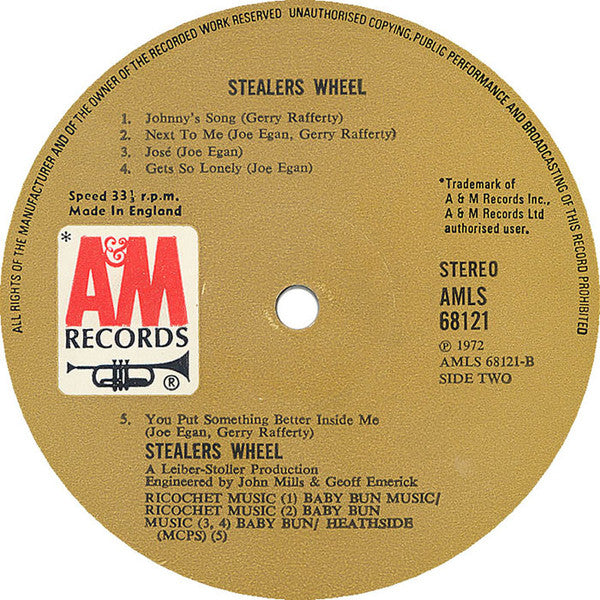 Stealers Wheel : Stealers Wheel (LP, Album)