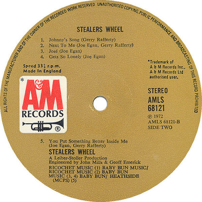 Stealers Wheel : Stealers Wheel (LP, Album)