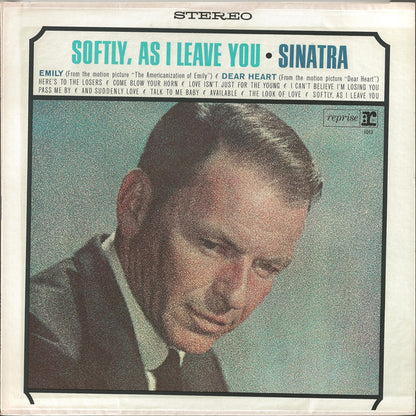 Frank Sinatra : Softly, As I Leave You (LP, Album)