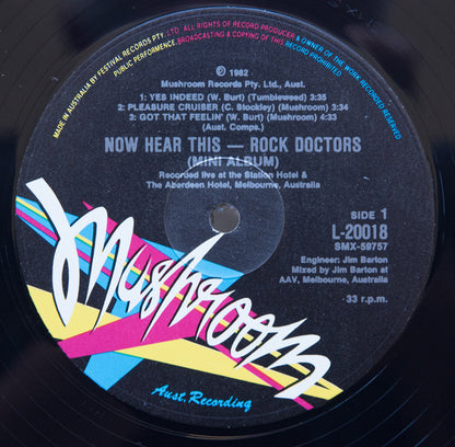 Rock Doctors : Now Hear This! (12", MiniAlbum)